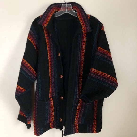 Urban Outfitters Sweaters - Rainbow Baja Cardigan